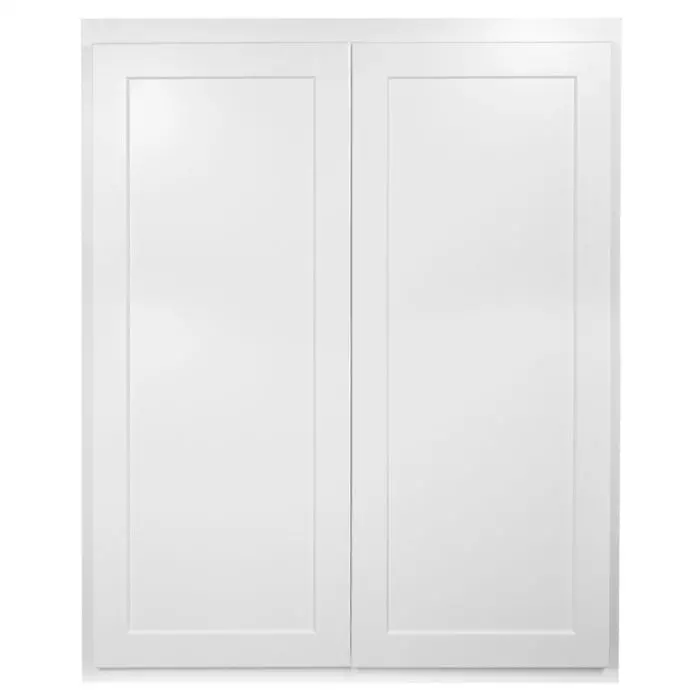 Wall 33 X 42 Georgetown White Shaker, 42 Wall Cabinets Shaker
