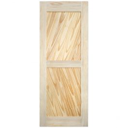 Barn Door - Diagonal Plank - Pine - 24" x 84"