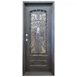 Montilla Wrought Iron Entry Door Right Swing 3080