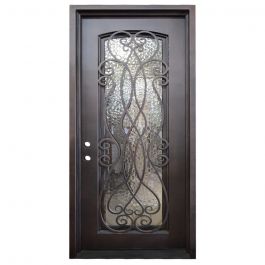 Palencia Wrought Iron Entry Door Right Swing 3068