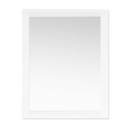 White Framed Mirror 24" x 30"