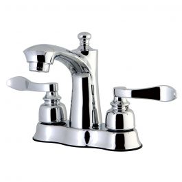 Kingston Brass NuWave French Centerset Lavatory Faucet - Polished Chrome