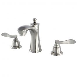 Kingston Brass NuWave French Widespread Lavatory Faucet - Brushed Nickel