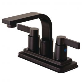 Kingston Brass NuvoFusion Centerset Lavatory Faucet - Oil Rubbed Bronze