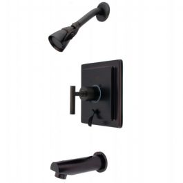 Kingston Brass Manhattan Single-Handle Tub and Shower Faucet - Oil Rubbed Bronze