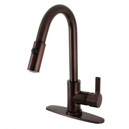 Kingston Brass Continental Pull-Down Kitchen Faucet - Oil Rubbed Bronze