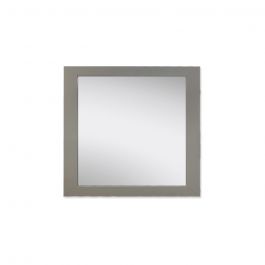 Gray Framed Mirror 36" x 32"