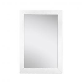 White Framed Mirror 48" x 32"