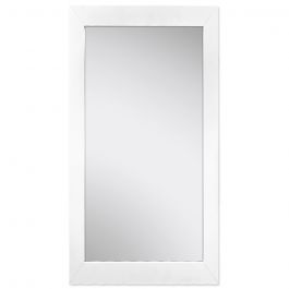 White Framed Mirror 60" x 32"