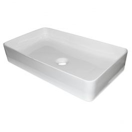 Manuscript Porcelain Vessel Sink VB405 - White