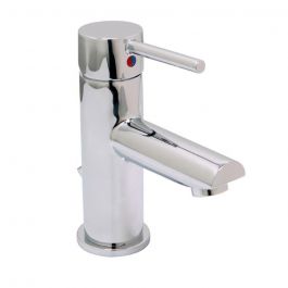 Euro Single Handle Lavatory Faucet - Polished Chrome