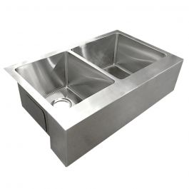 ZS-FH03 Farmhouse 50/50 Undermount Stainless Steel Sink