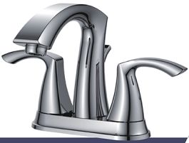 Two-Handle Lavatory Faucet, Chrome