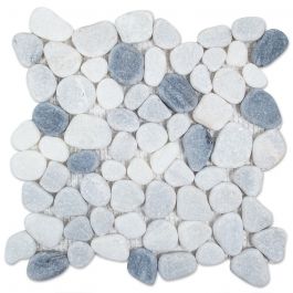Tumbled Pebbles 12" x 12" Mosaic Tile