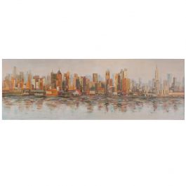 Reflections of the City Acrylic Painting