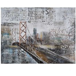 Across the Bridge Acrylic Painting