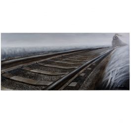 Rip Track Acrylic Painting