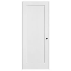 FLAT PACK - 1 Panel Interior Door 24" x 80" - Left Hand