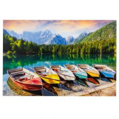 Lakeside Parking Tempered Glass Wall Art