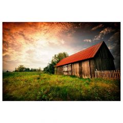 Country Paradise Tempered Glass Wall Art
