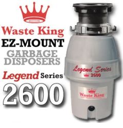 Waste King Legend Series 2600 1/2 Hp Garbage Disposer