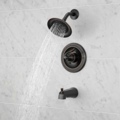 Delta Oil-Rubbed Bronze Single Handle Lever Tub & Shower Faucet