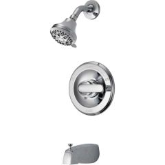 Delta Classic Chrome Single Handle Tub and Shower Faucet 134900-A