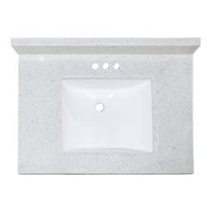 Frost Cultured Marble Vanity Top 31" x 22"