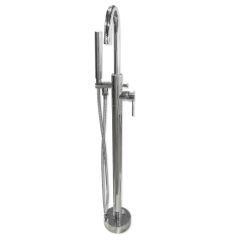 70-02017 Freestanding Tub Faucet - Round - Polished Chrome