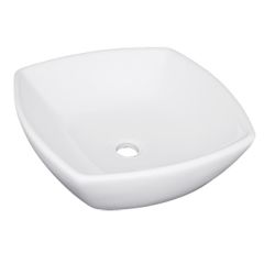 Contour Vessel Porcelain Lavatory Sink - White