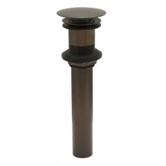 Push-Style Pop-Up Drain Assembly w/o Overflow - Antique Bronze