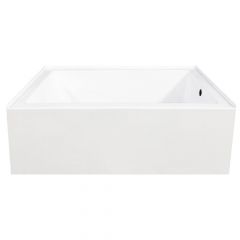 60" x 36" Rectangle Drop-In Skirted Bath Tub - Right Skirt