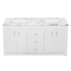 Sophie 72" White Double Vanity - Choose Your Top