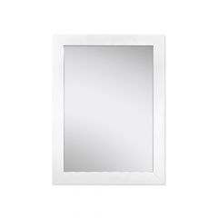 White Framed Mirror 24" x 32"