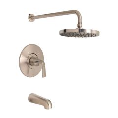 Huntington Brass Joy Tub & Shower Faucet Set - Satin Nickel