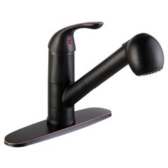 Kitchen Faucet With Pullout Spray, Oil-Rubbed Bronze