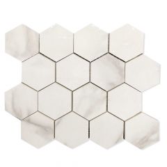 Enchant Honest 12" x 10" Hexagon Mosaic Tile