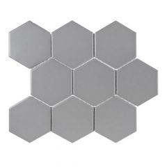 Neptune's Twilight 11" x 11" Hexagon Porcelain Mosaic Tile