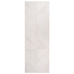 Delice White 10" x 30" Ceramic Wall Tile