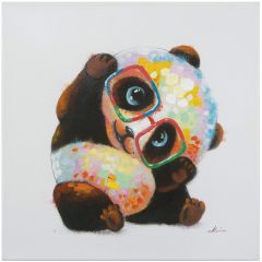 Smarty Panda Acrylic Painting