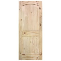 Knotty Pine 2 Panel Interior Door