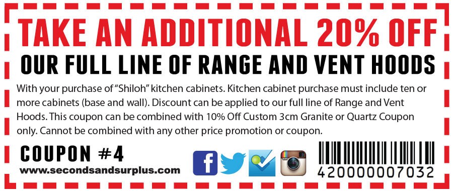 20% Off Range and Vent Hoods!